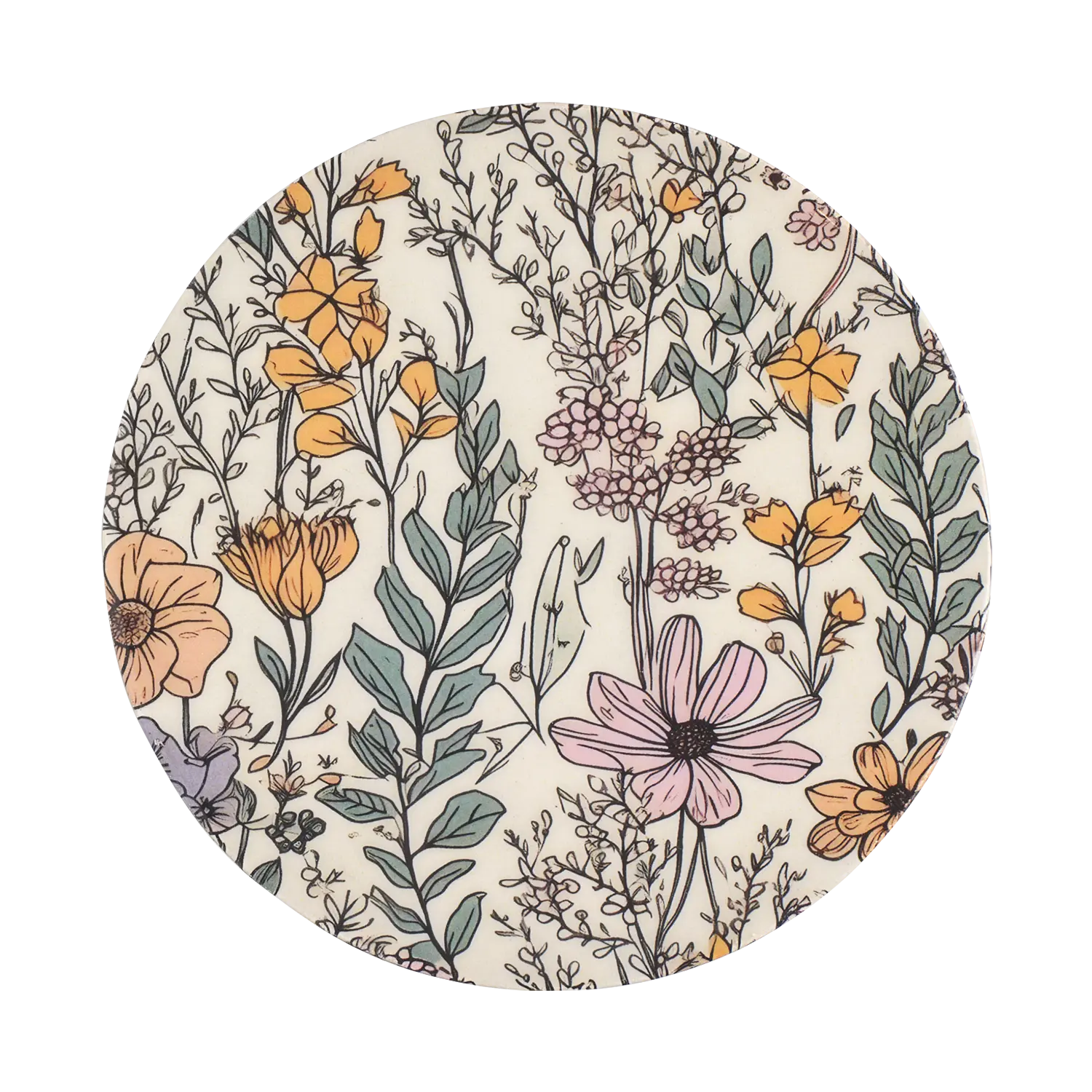 Σετ Σουβέρ ELDORADO | Με Φλοράλ Διακοσμητικό Σχέδιο (4 τμχ) Phos & Gaia