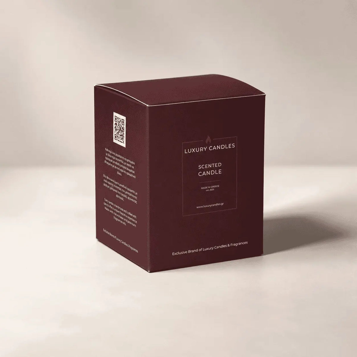 Premium συσκευασία δώρου του αρωματικού κεριού Christmas Cookie