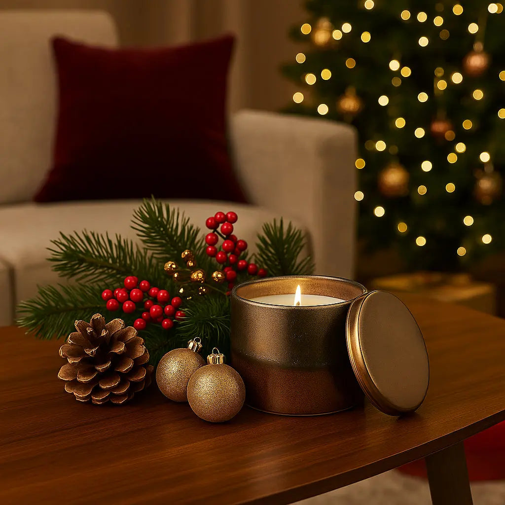 Αρωματικό Κερί Homely | Mε Νότες Κανέλας Phos & Gaia