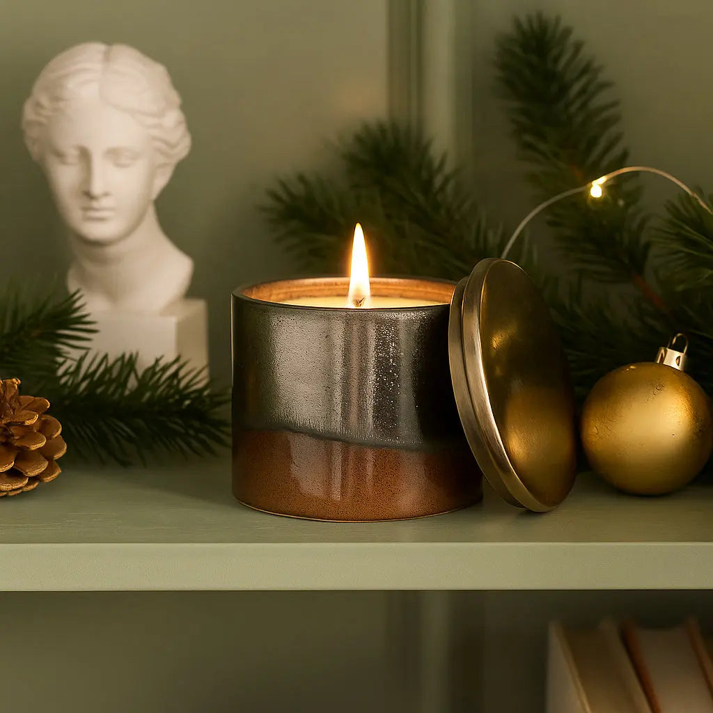 Αρωματικό Κερί Homely | Mε Νότες Κανέλας Phos & Gaia