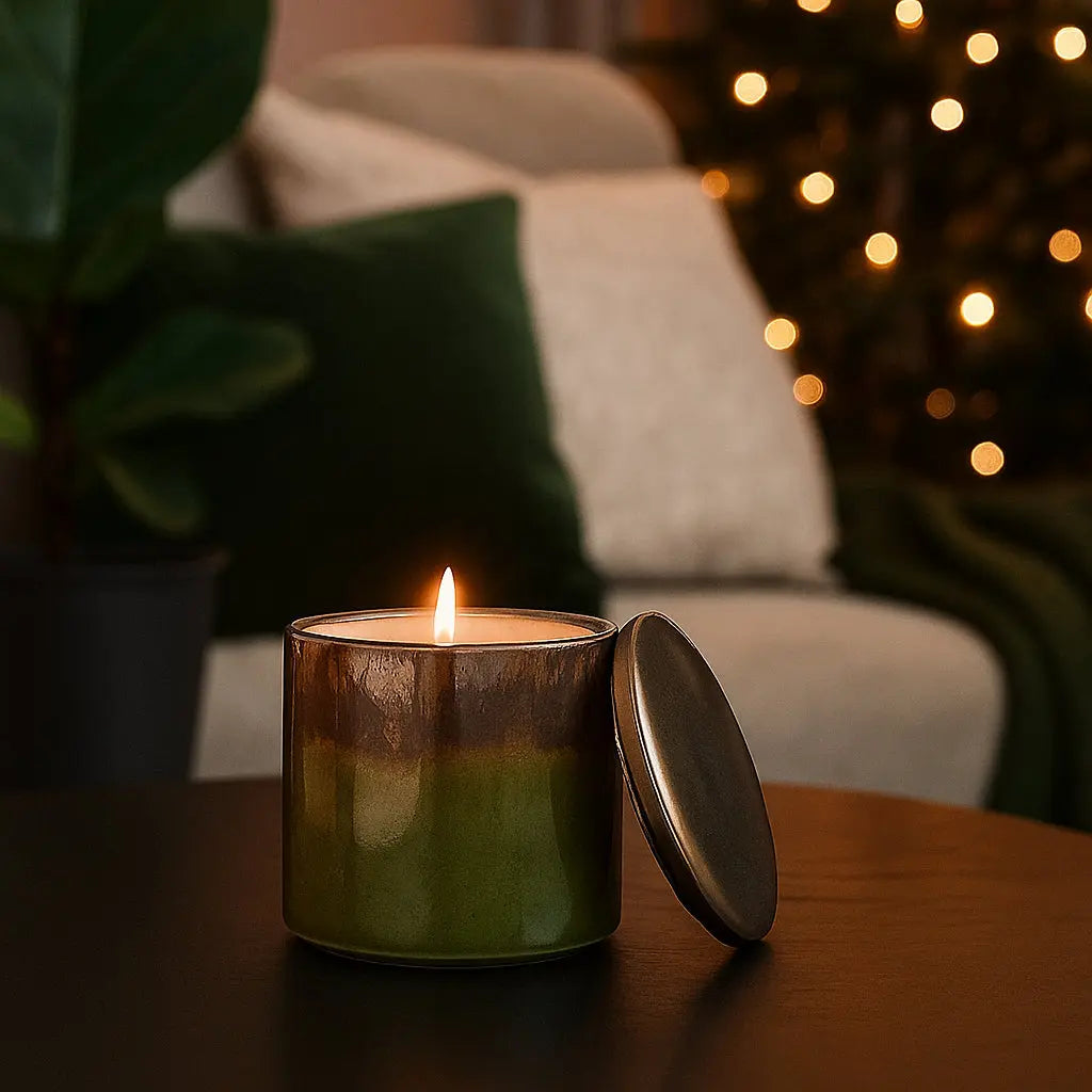 Αρωματικό Κερί Homely | Με Άρωμα Βανίλιας & Κρέμας Phos & Gaia