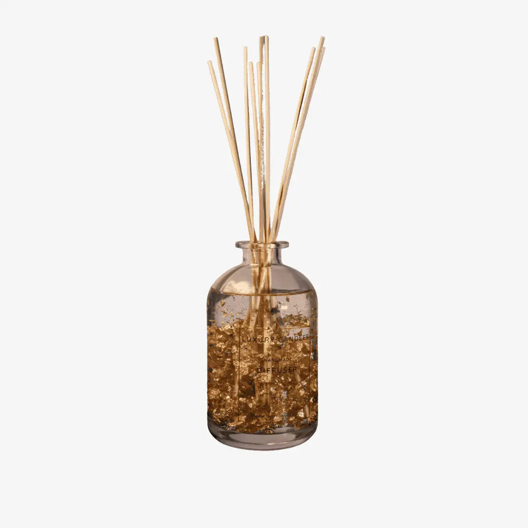 Diffuser Gold Gingerbread Limited Christmas Collection σε λευκό φόντο - Phos & Gaia