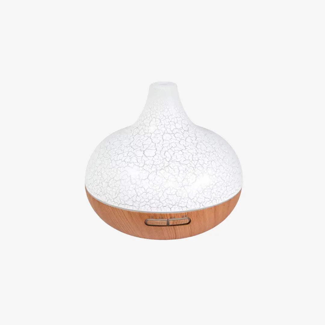 Υπερηχητικός αρωματιστής χώρου Santorini 400ml με LED και χρονοδιακόπτη - Phos & Gaia