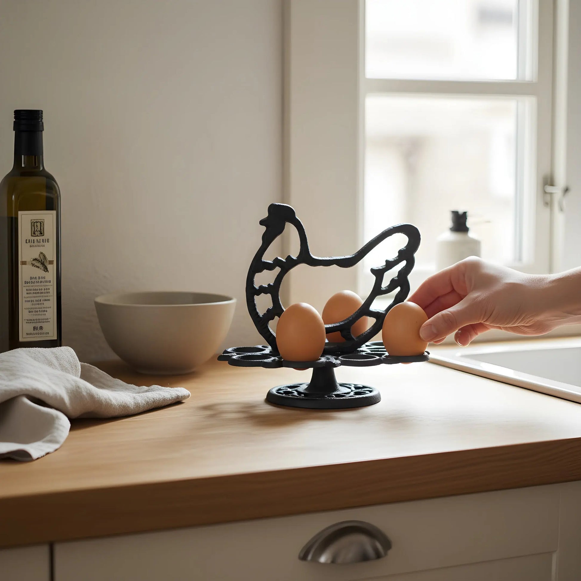 Αυγοθήκη ODIN | Από Μαντέμι με Διακοσμητική Μορφή Phos & Gaia