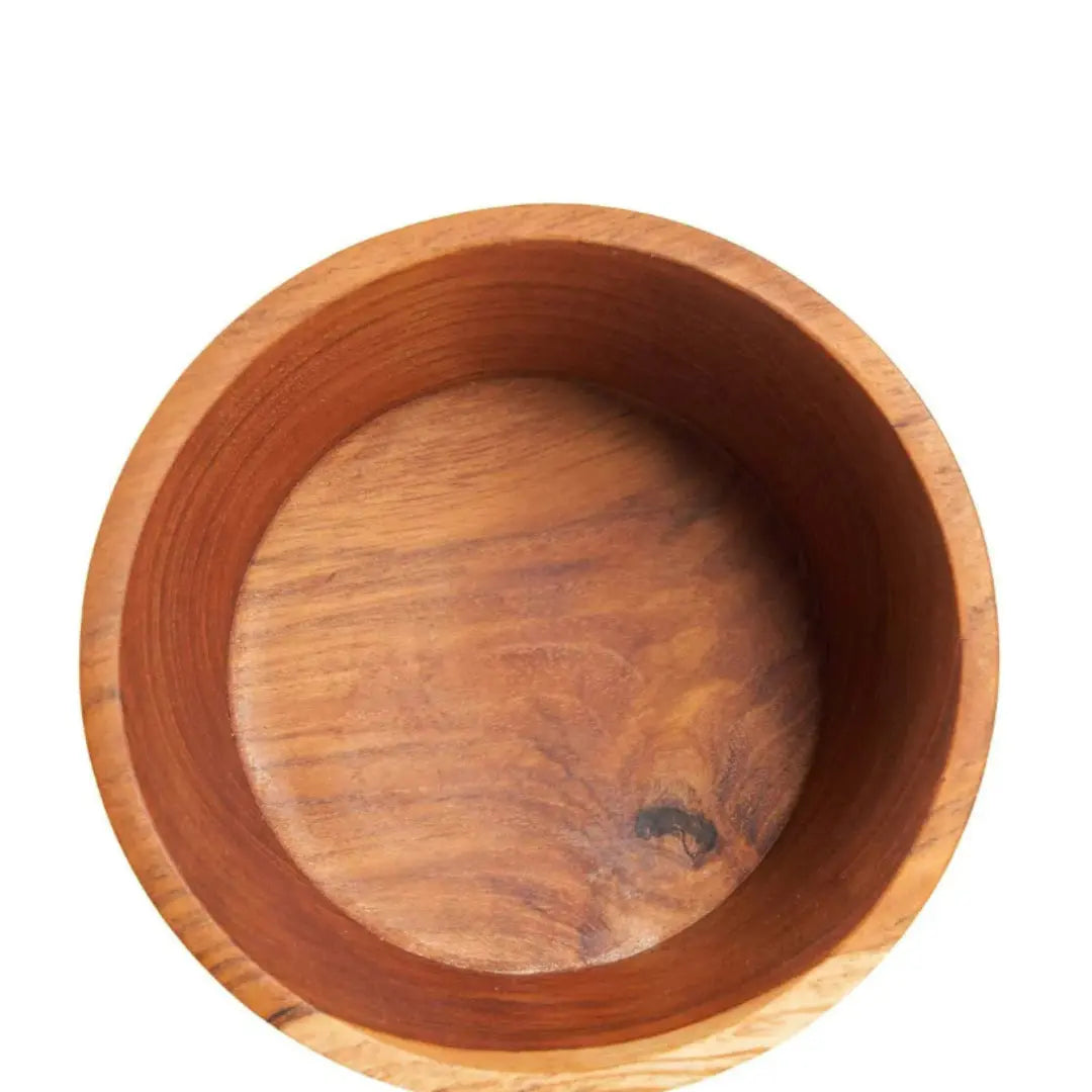 Μπολ Popcorn | Χειροποίητο από Ξύλο Teak Phos & Gaia