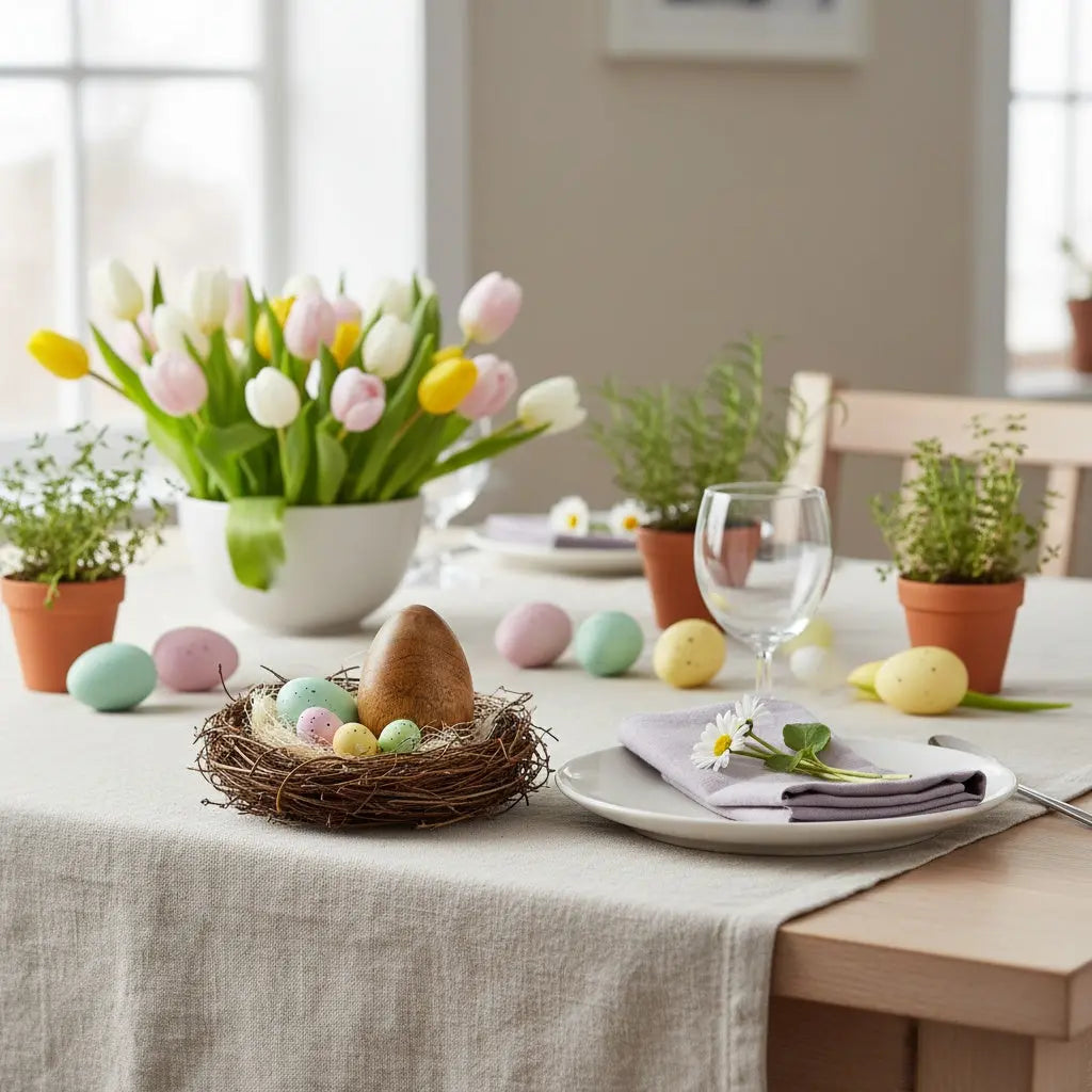 Διακοσμητικό Αυγό HENNY | Από Φυσικό Ξύλο Phos & Gaia