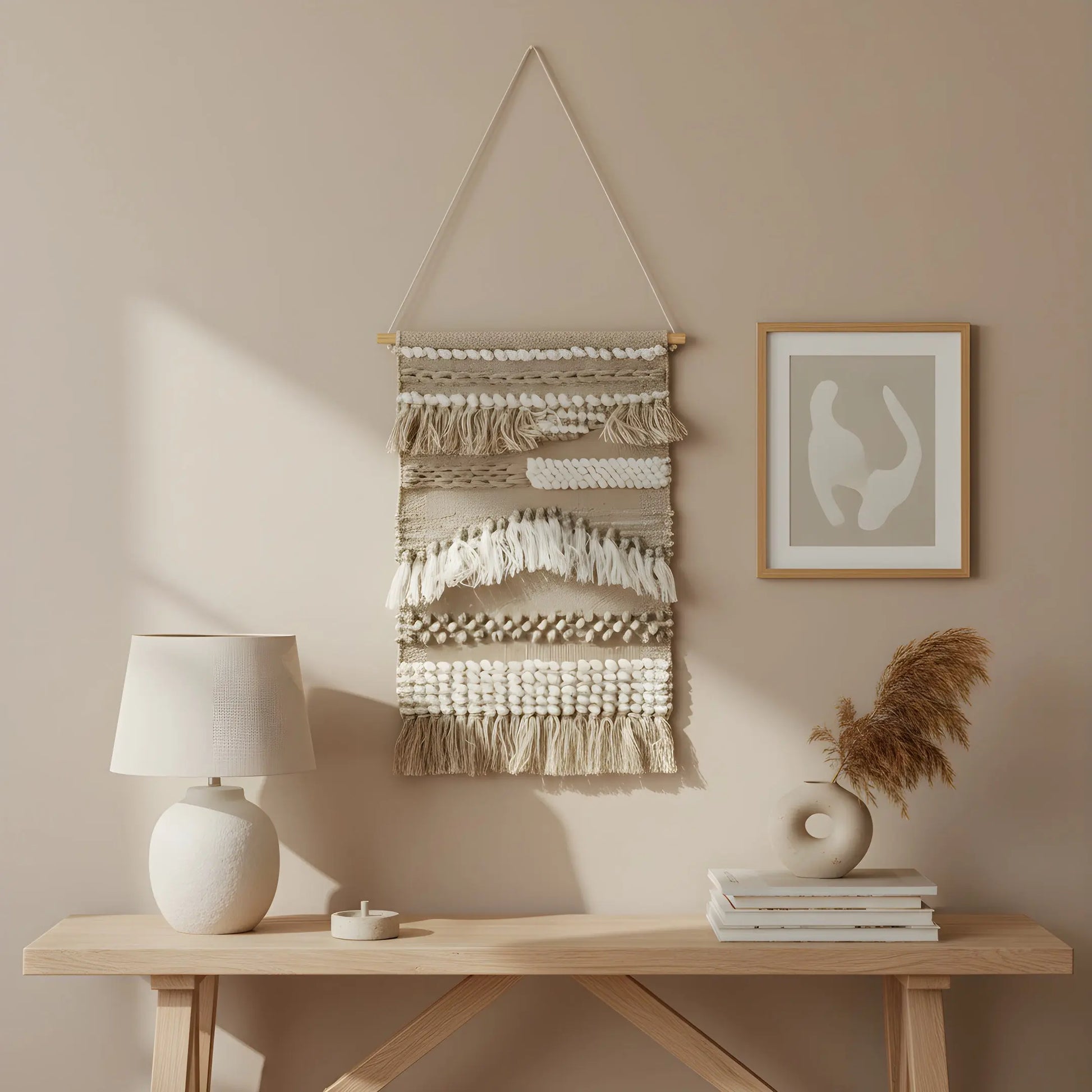 Διακοσμητικό Τοίχου MINNA | Χειροποίητο από Μαλλί & Βαμβάκι Phos & Gaia