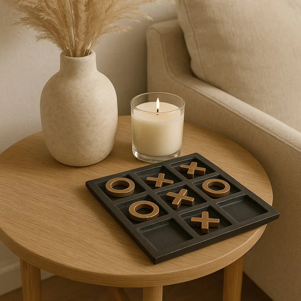 Διακοσμητικό Επιτραπέζιο Τρίλιζας | Χειροποίητη Μεταλλική Κατασκευή Phos & Gaia