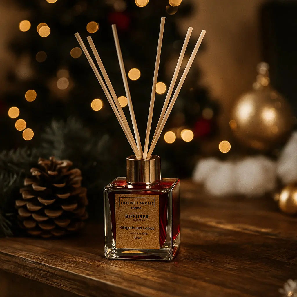 Αρωματικό Χώρου Gingerbread Cookie | Με Μπαμπού Sticks & Άρωμα Μπισκότου Phos & Gaia