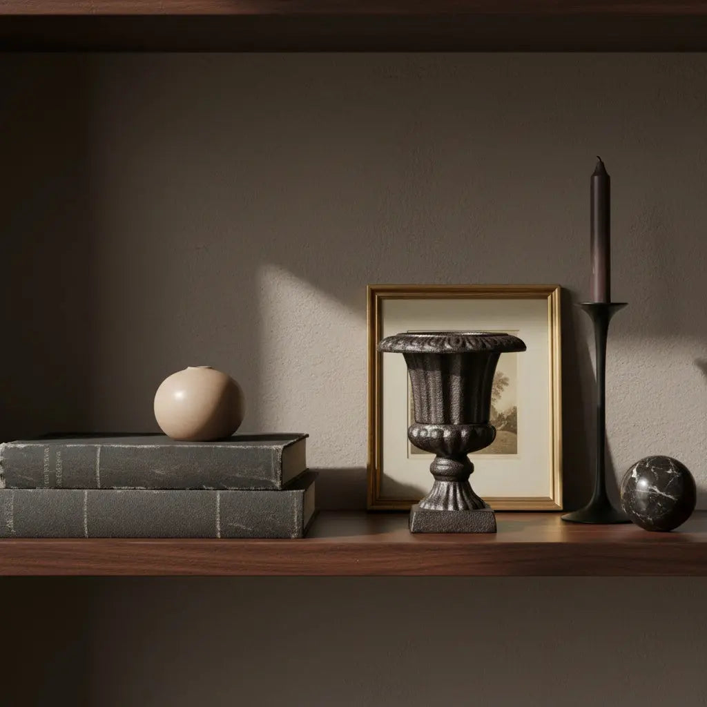 Διακοσμητικό Αγγείο GLOBETROTTER | Με Μεταλλική Πατίνα Phos & Gaia