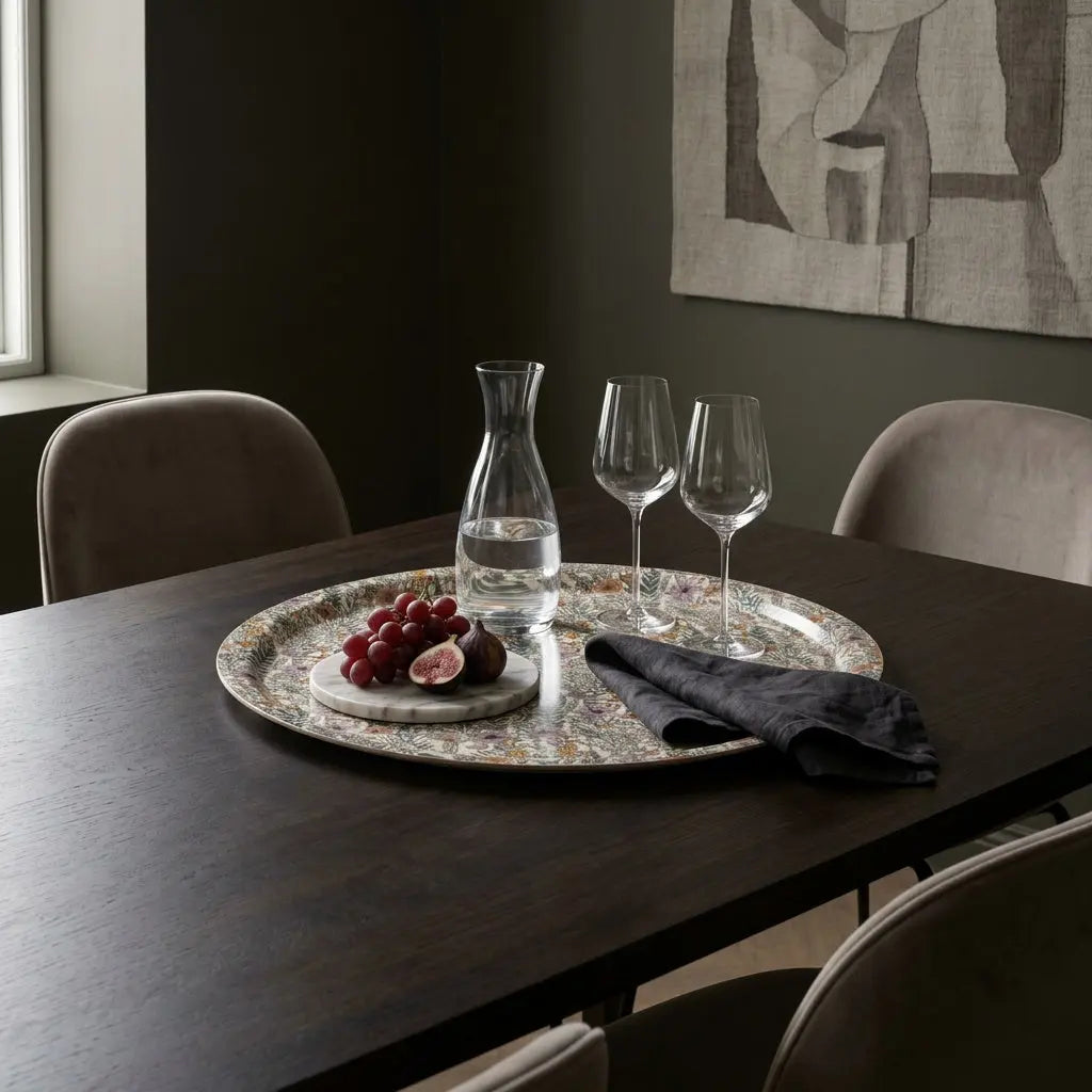 Δίσκος Σερβιρίσματος ELDORADO | Με Φλοράλ Διακοσμητικό Σχέδιο Phos & Gaia