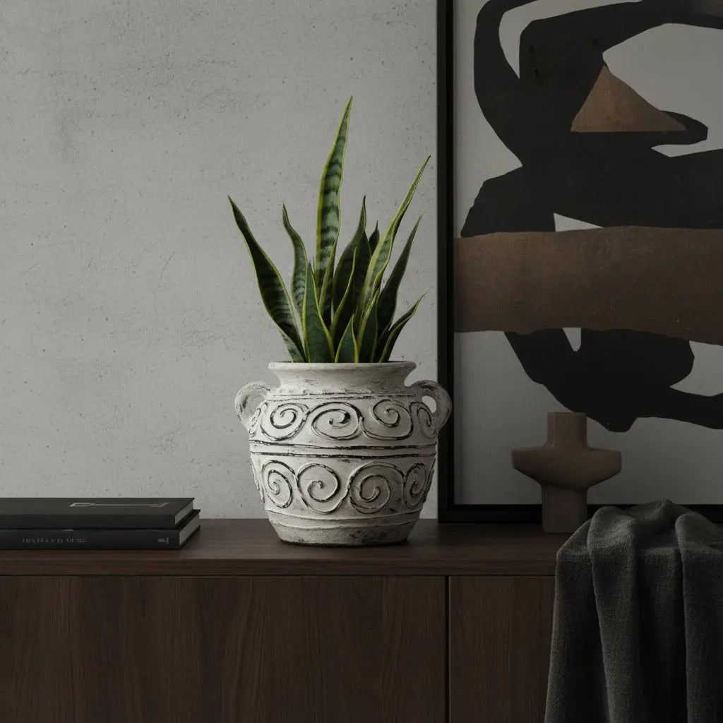 Κασπώ Greek Clay | Με Ανάγλυφο Σχέδιο Phos & Gaia