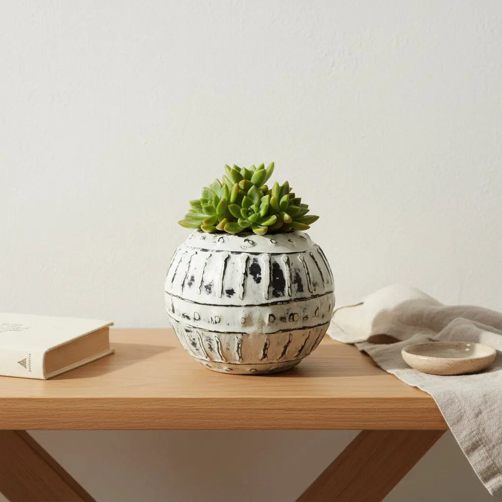 Κασπώ Bubble Clay | Με Στρογγυλό Ανάγλυφο Μοτίβο Phos & Gaia