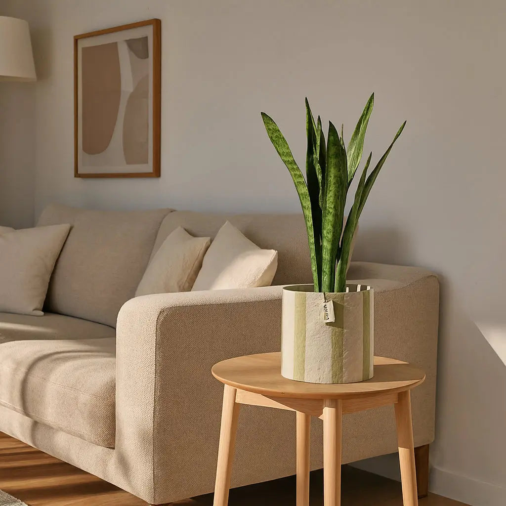 Κασπώ Hampton | Χειροποίητο από Ανακυκλωμένο Χαρτί με Ριγέ Σχέδιο Phos & Gaia