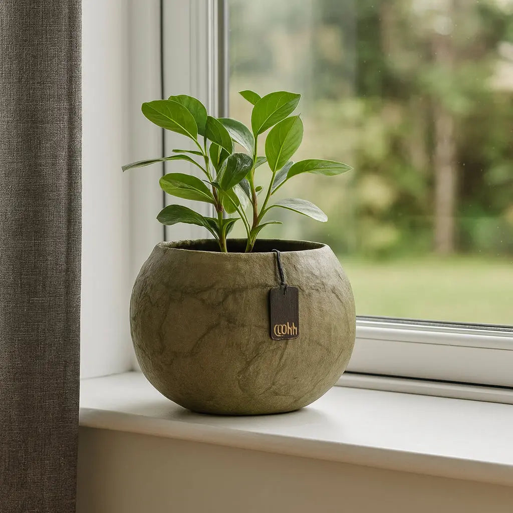 Κασπώ Pulp | Χειροποίητο από Ανακυκλωμένο Χαρτί σε Σφαιρικό Σχήμα Phos & Gaia