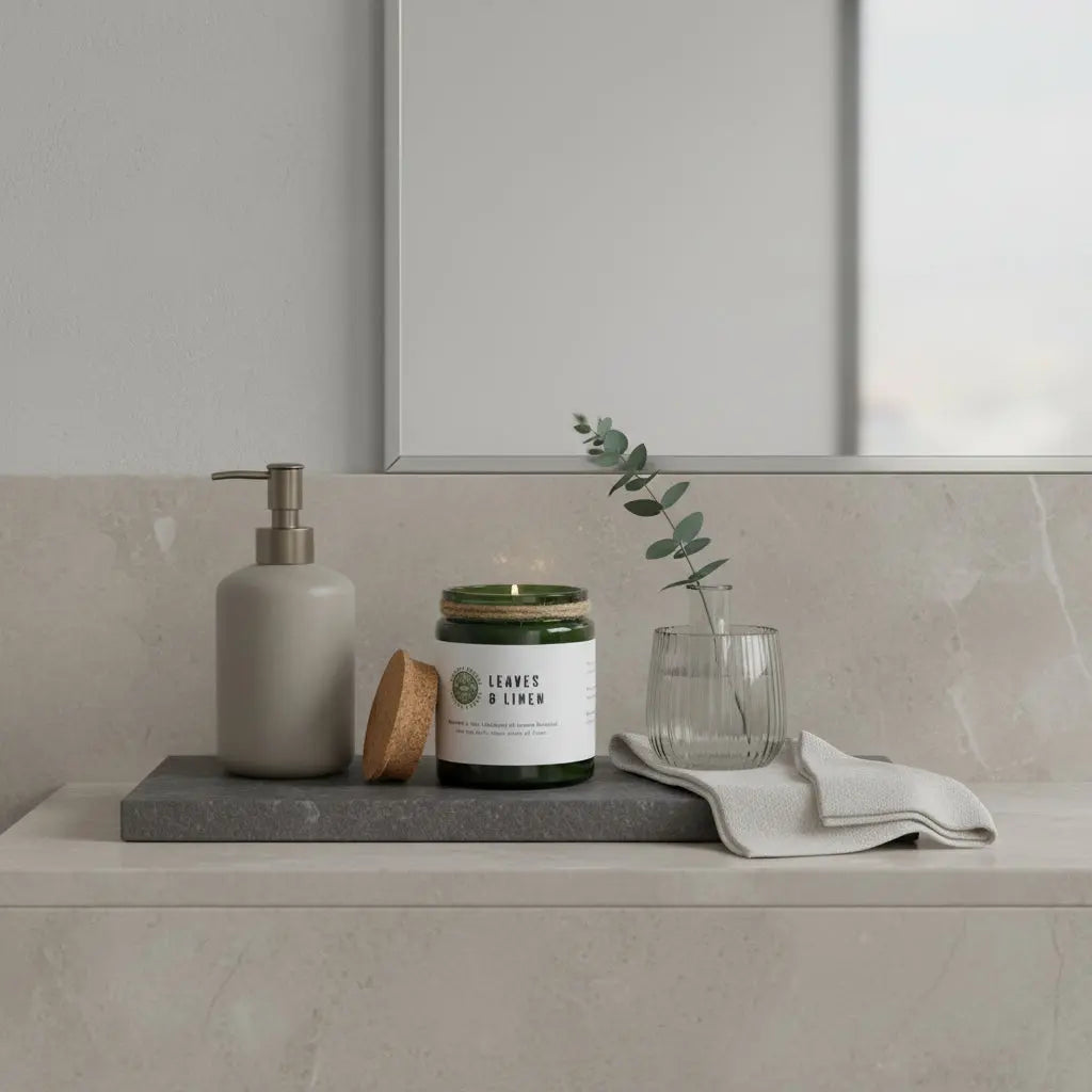 Αρωματικό Κερί με Ξύλινο Φυτίλι | Από Κερί Σόγιας Phos & Gaia