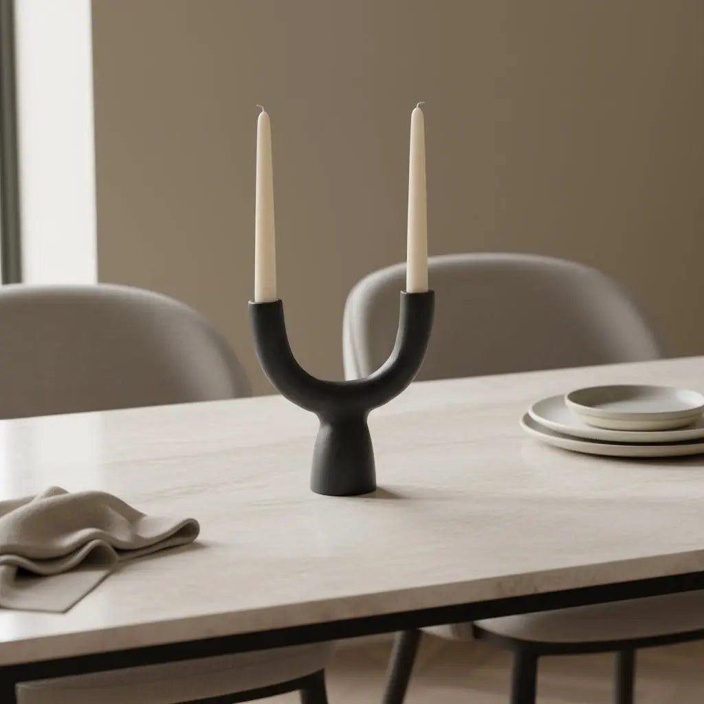 Κηροπήγιο Pohon | Χειροποίητο με Φυσική Υφή Phos & Gaia