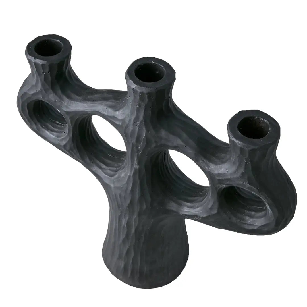 Κηροπήγιο Elis | Από Ορυκτό Υλικό με Γλυπτική Μορφή Phos & Gaia