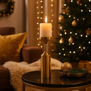 Κηροπήγιο Muno | Μεταλλικό με Κομψό Κυλινδρικό Σχέδιο Phos & Gaia