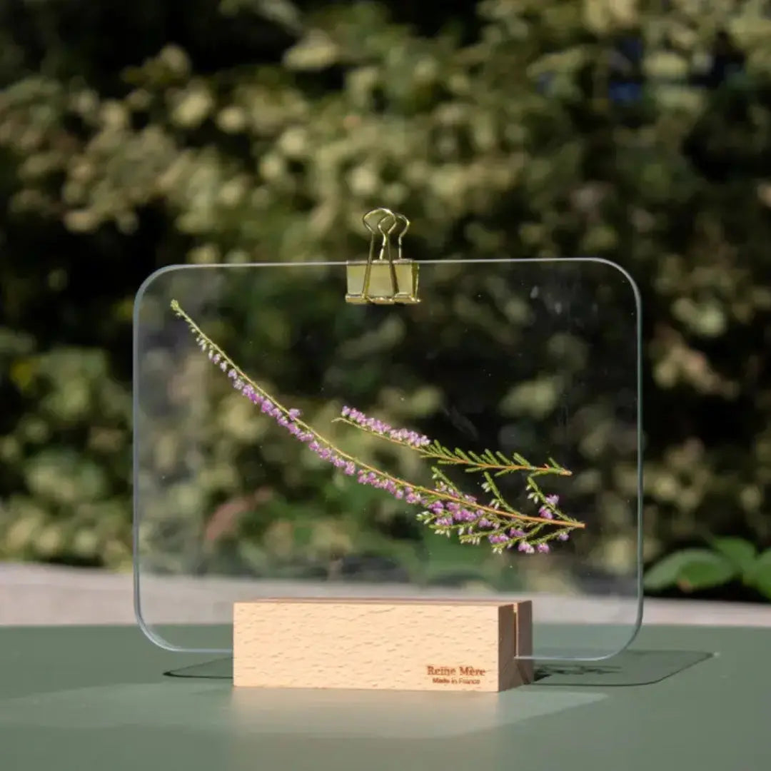 Κορνίζα Verrière | Χειροποίητη Από Μασίφ Οξιά & Γυαλί Phos & Gaia