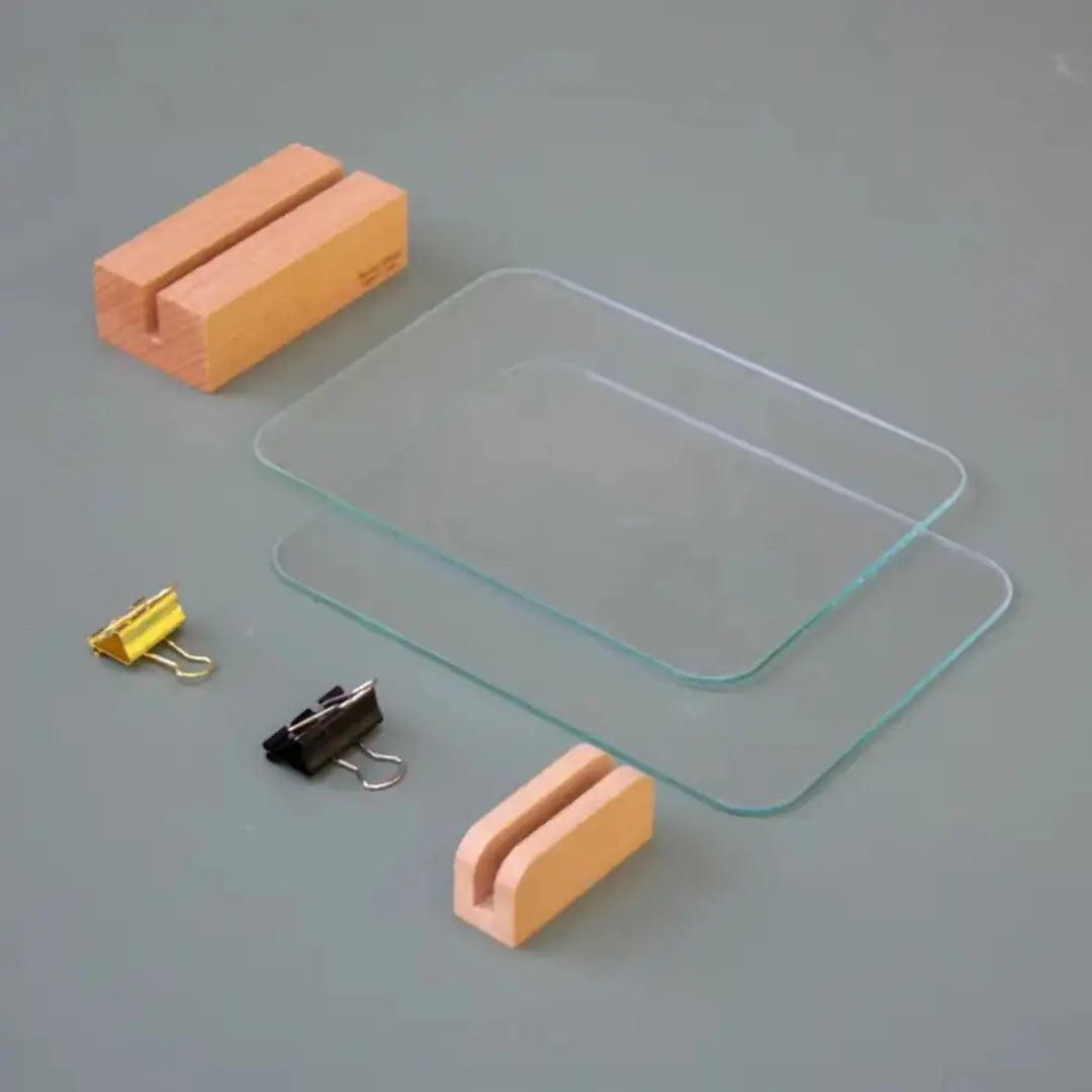 Κορνίζα Verrière | Χειροποίητη Από Μασίφ Οξιά & Γυαλί Phos & Gaia