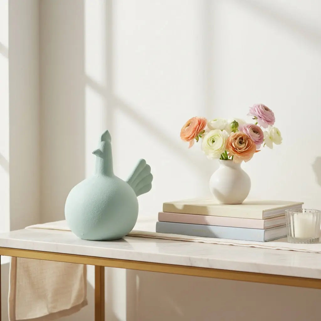 Διακοσμητική Κότα HENNY | Με Χειροποίητη Αισθητική Phos & Gaia