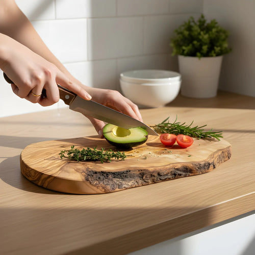 Ξύλο Κοπής Rustic | Από Φυσικό Ξύλο Ελιάς Phos & Gaia