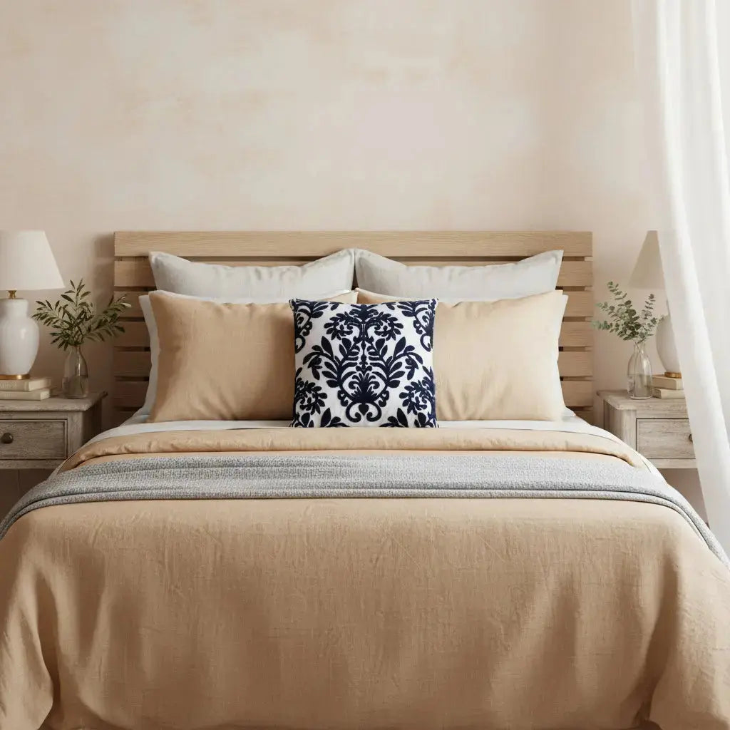 Μαξιλάρι Corinth 50x50 | Με Ανάγλυφο Διακοσμητικό Μοτίβο Phos & Gaia