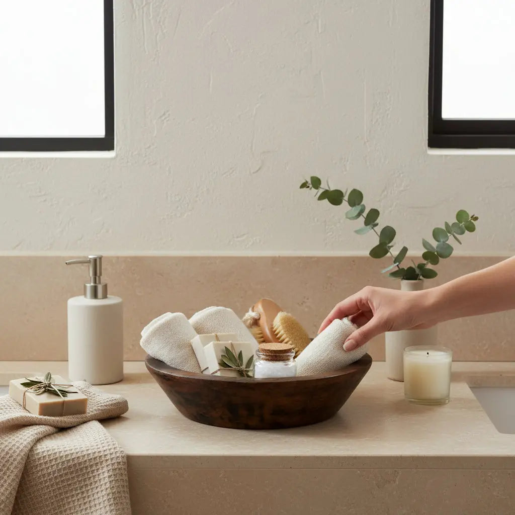 Διακοσμητικό Μπολ Una | Χειροποίητο με Vintage Όψη Phos & Gaia