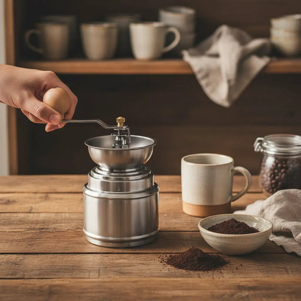 Μύλος Καφέ | Από Ανοξείδωτο Ατσάλι με Κεραμικό Μηχανισμό Phos & Gaia