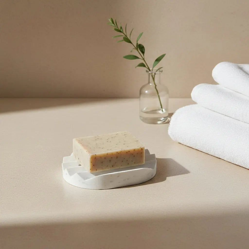 Βάση Σαπουνιού Οβάλ | Χειροποίητη από Ανακυκλωμένο Υλικό Phos & Gaia