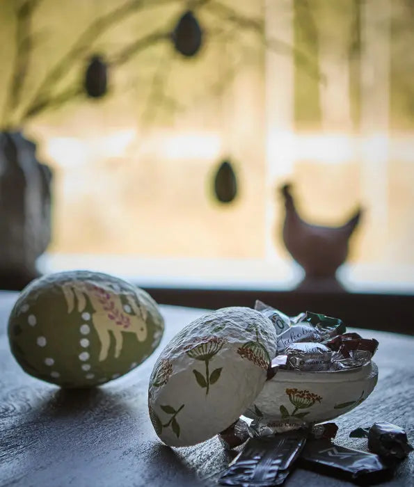 Πασχαλινό Αυγό Bunny | Χειροποίητο από Cotton Maché Phos & Gaia