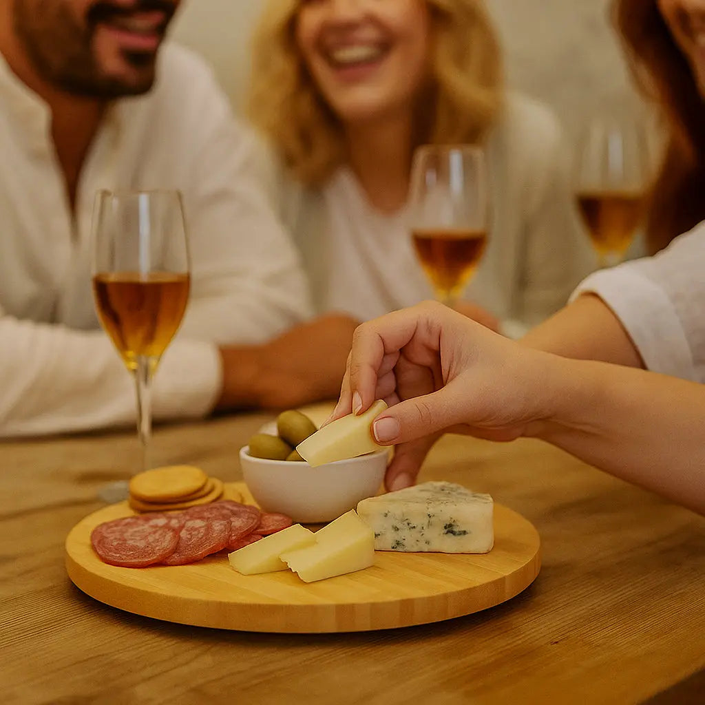 Περιστρεφόμενος Δίσκος Σερβιρίσματος | Από Μπαμπού με Ανθεκτική Κατασκευή Phos & Gaia