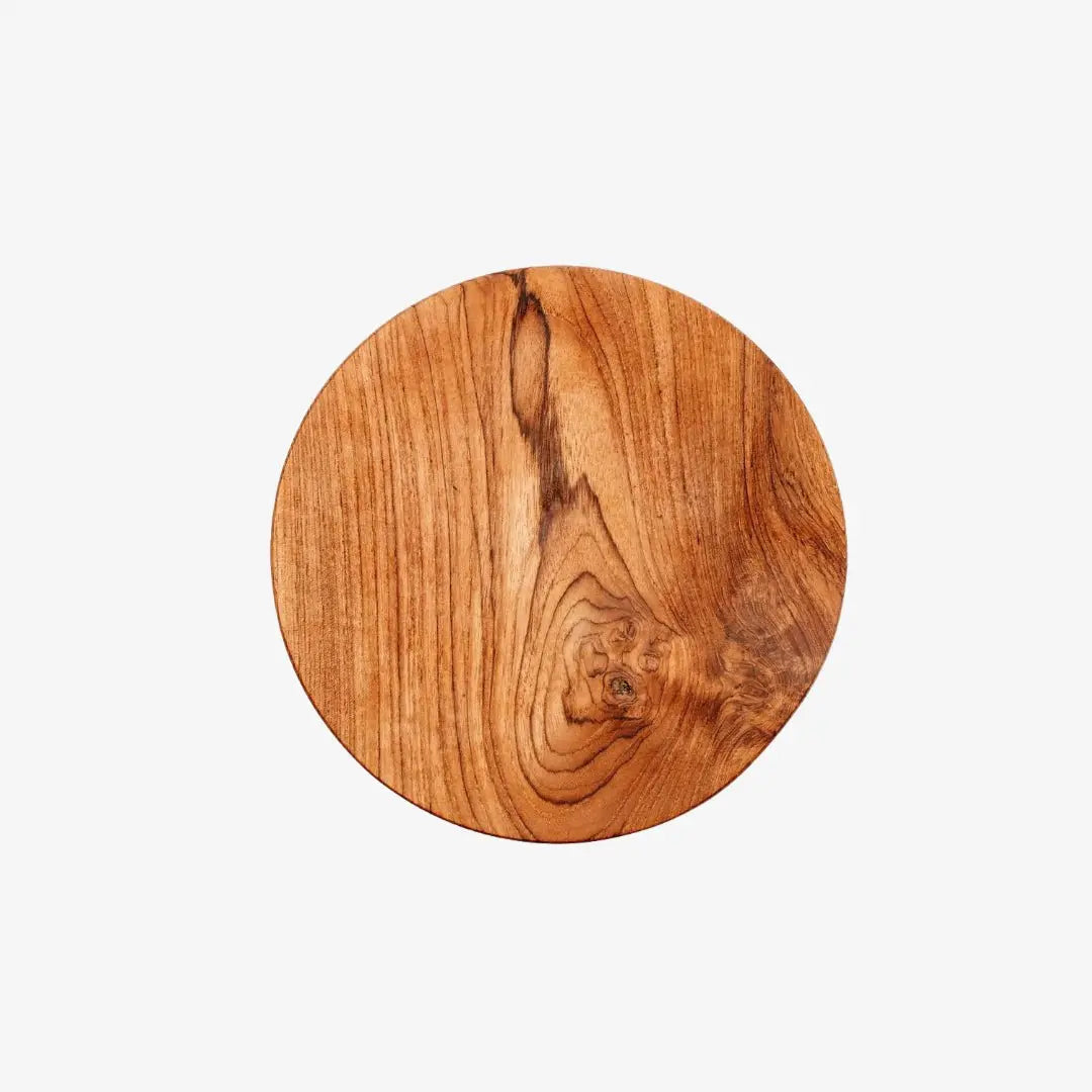 Μεσαίο χειροποίητο πιάτο Teak Root από ρίζα ξύλου teak
