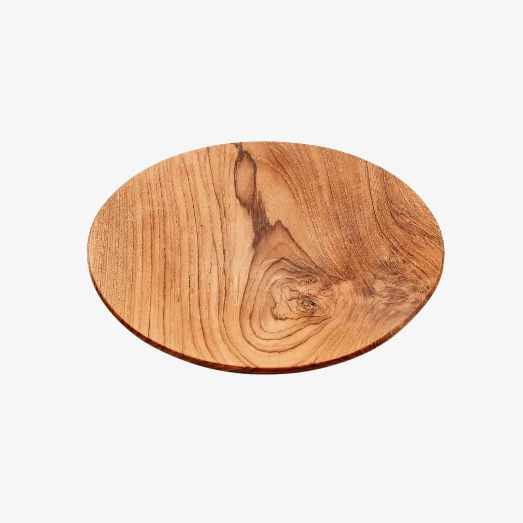 Πολύ μεγάλο χειροποίητο πιάτο Teak Root από ρίζα ξύλου teak