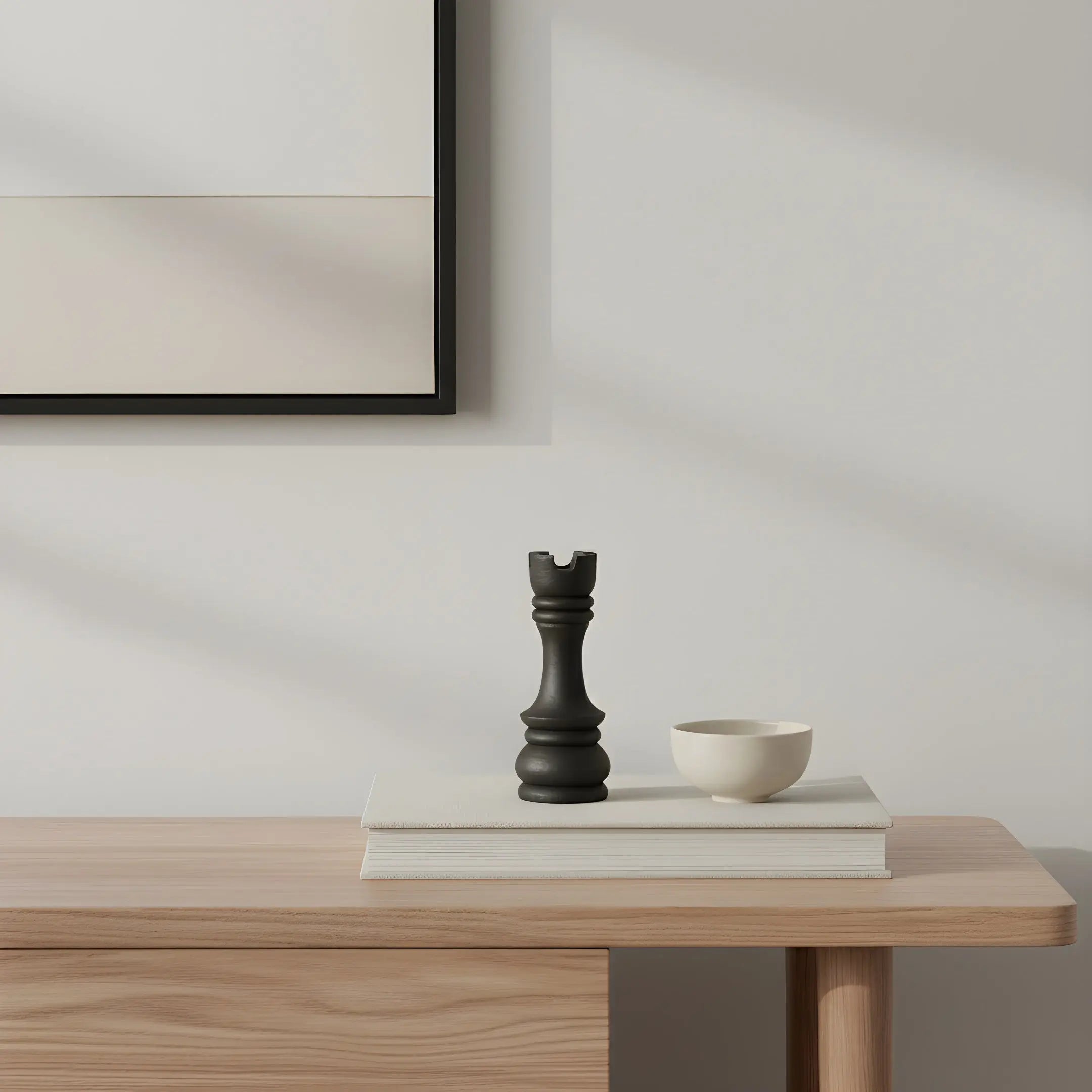 Ξύλινο Διακοσμητικό | Γλυπτό Πιόνι Σκακιού Phos & Gaia