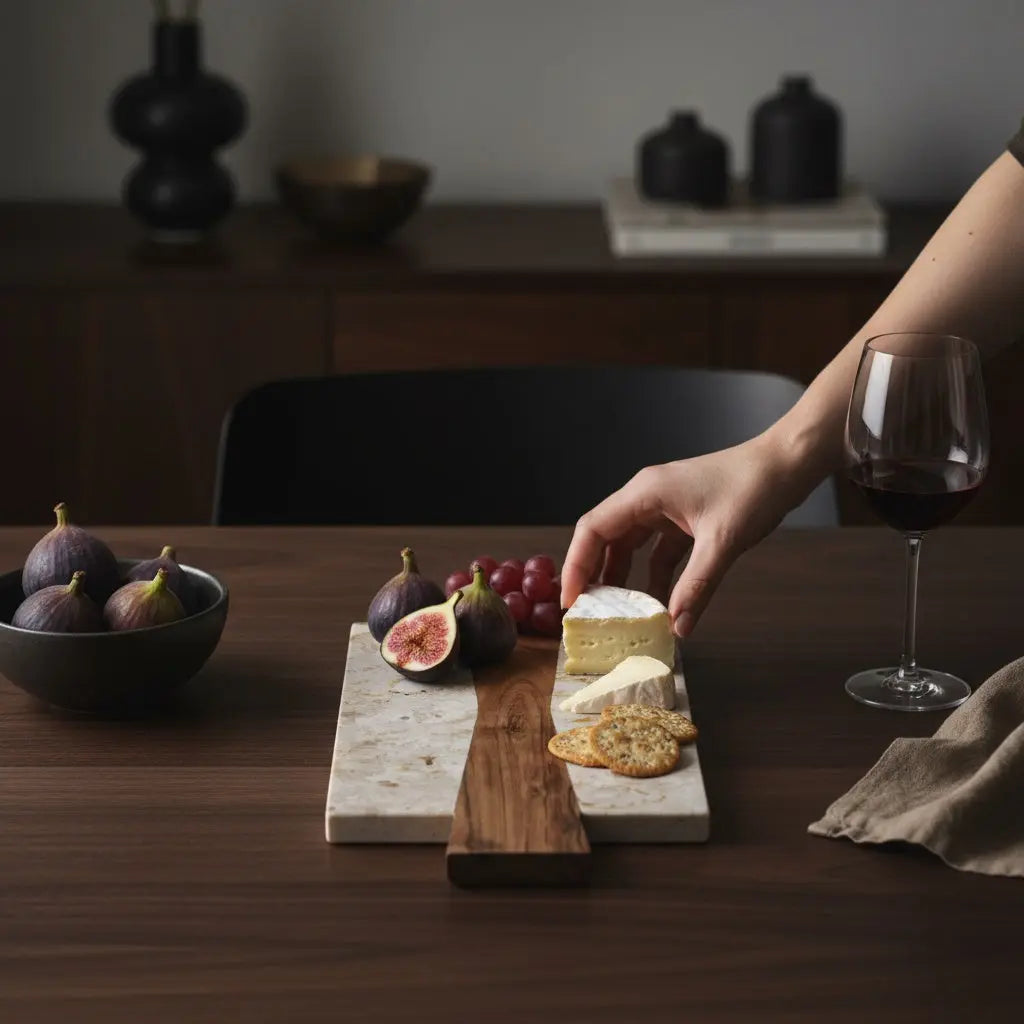 Πλατώ THYME | Από Μάρμαρο & Ξύλο Ακακίας Phos & Gaia