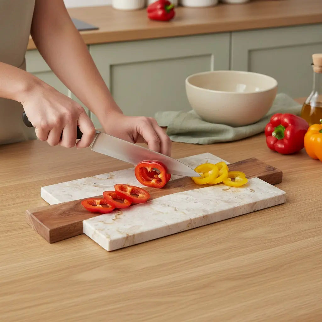 Πλατώ THYME | Από Μάρμαρο & Ξύλο Ακακίας Phos & Gaia