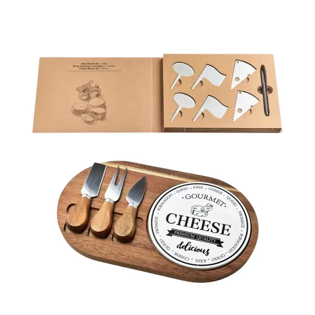 Σετ Τυριών | Ξύλο Κοπής, Μαχαίρια & Δείκτες (-10%) Fast Bundle