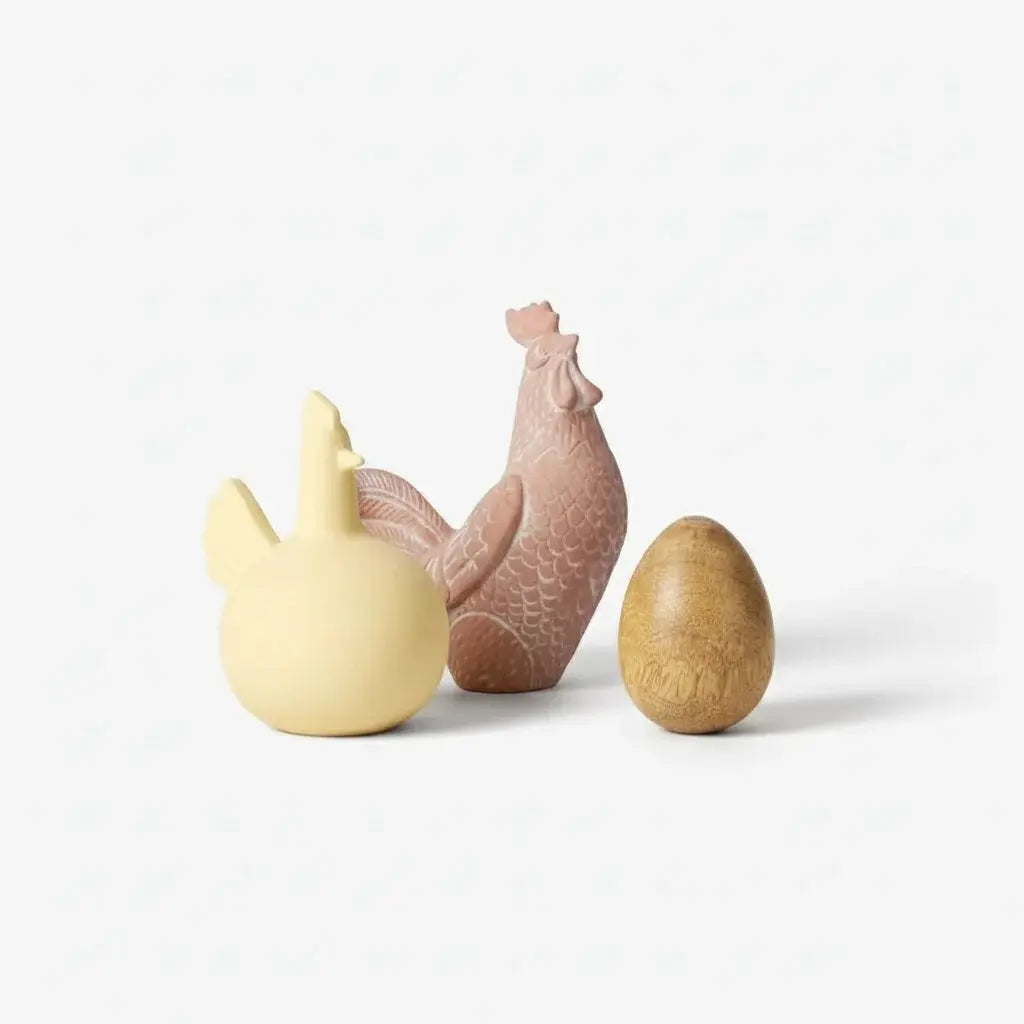 Πασχαλινό Σετ HENNY | Πετεινός, Κότα & Αυγό (-10%) Fast Bundle