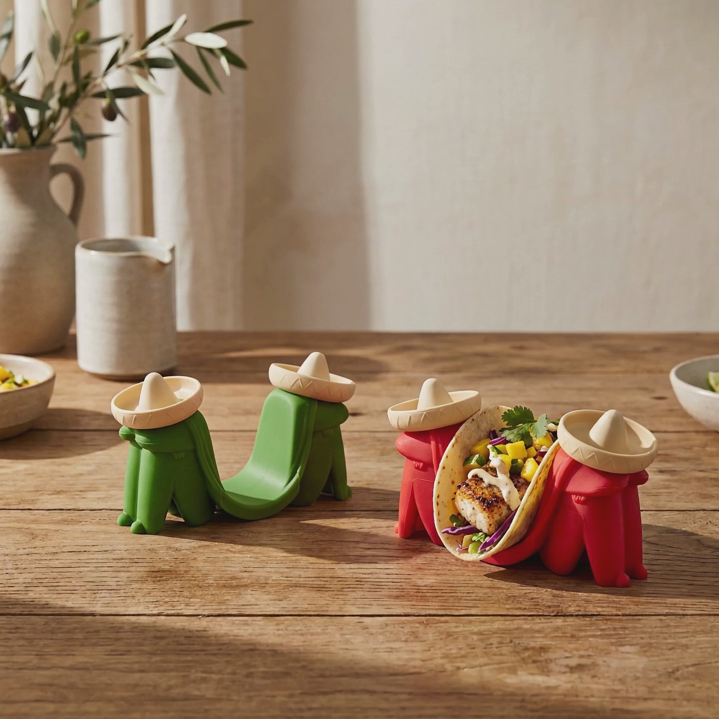 Βάσεις Tacos Los Dos | Από Σιλικόνη (2 τμχ)