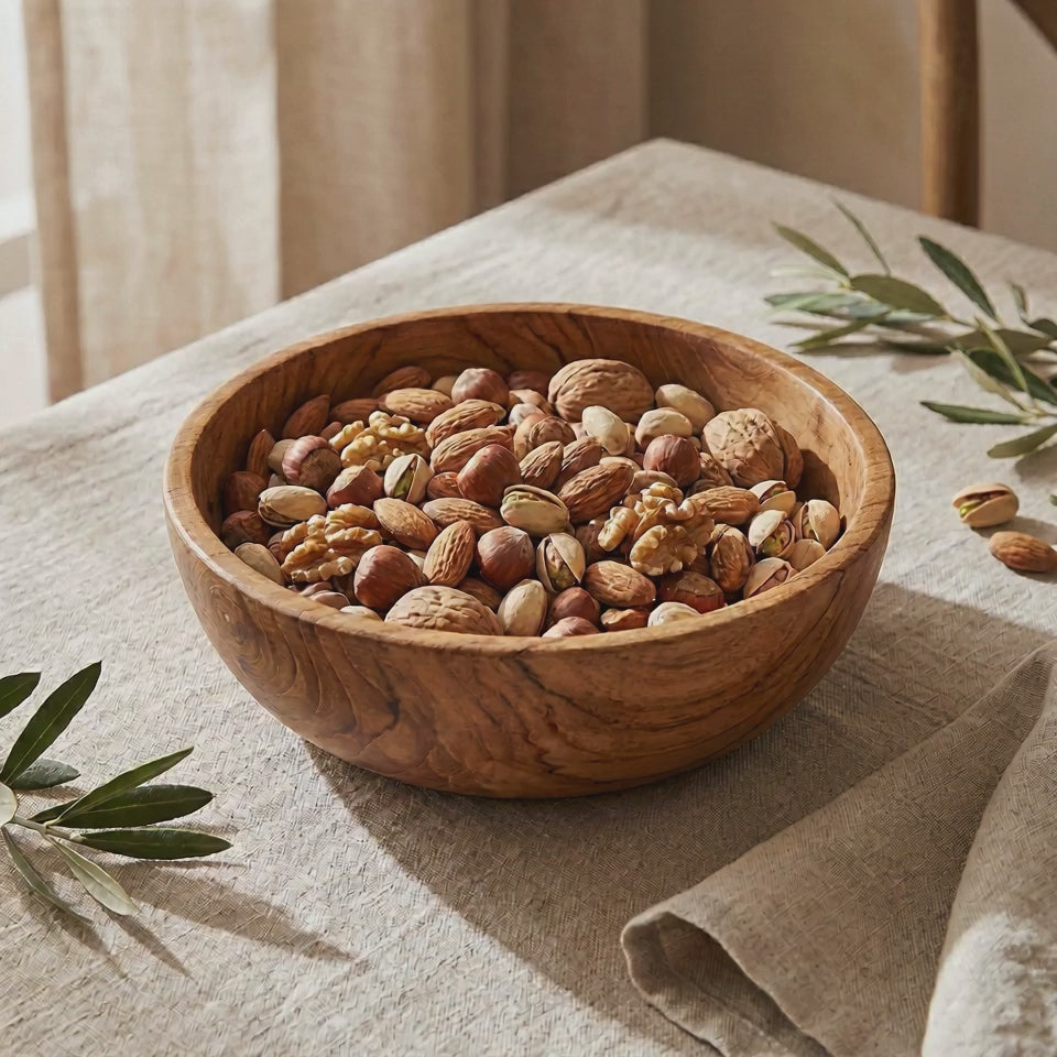 Μπολ Teak Root | Από Φυσικό Ξύλο Τικ με Rustic Υφή