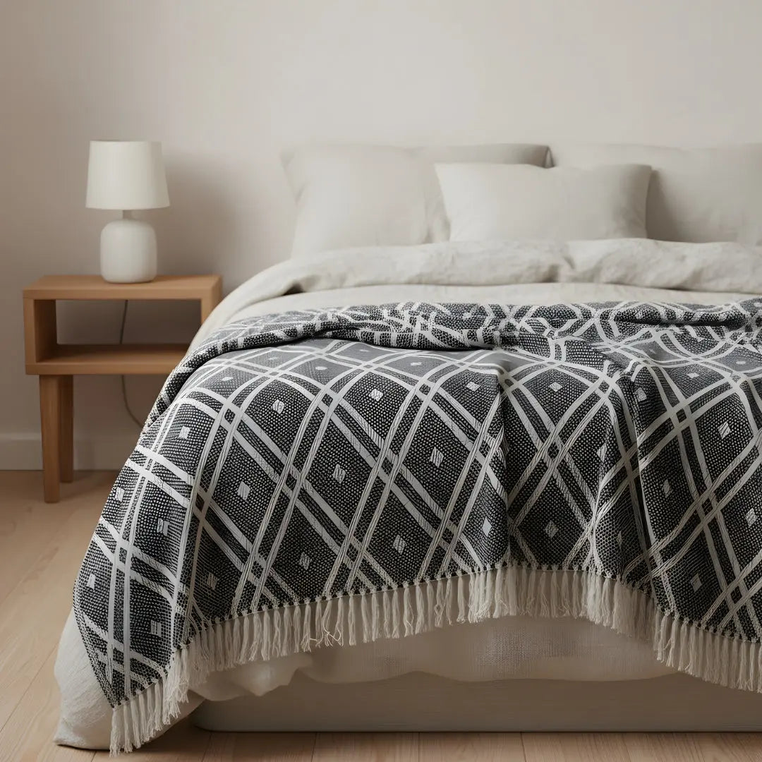 Ριχτάρι Διακόσμησης | Από Βαμβάκι Με Boho Σχέδιο Phos & Gaia