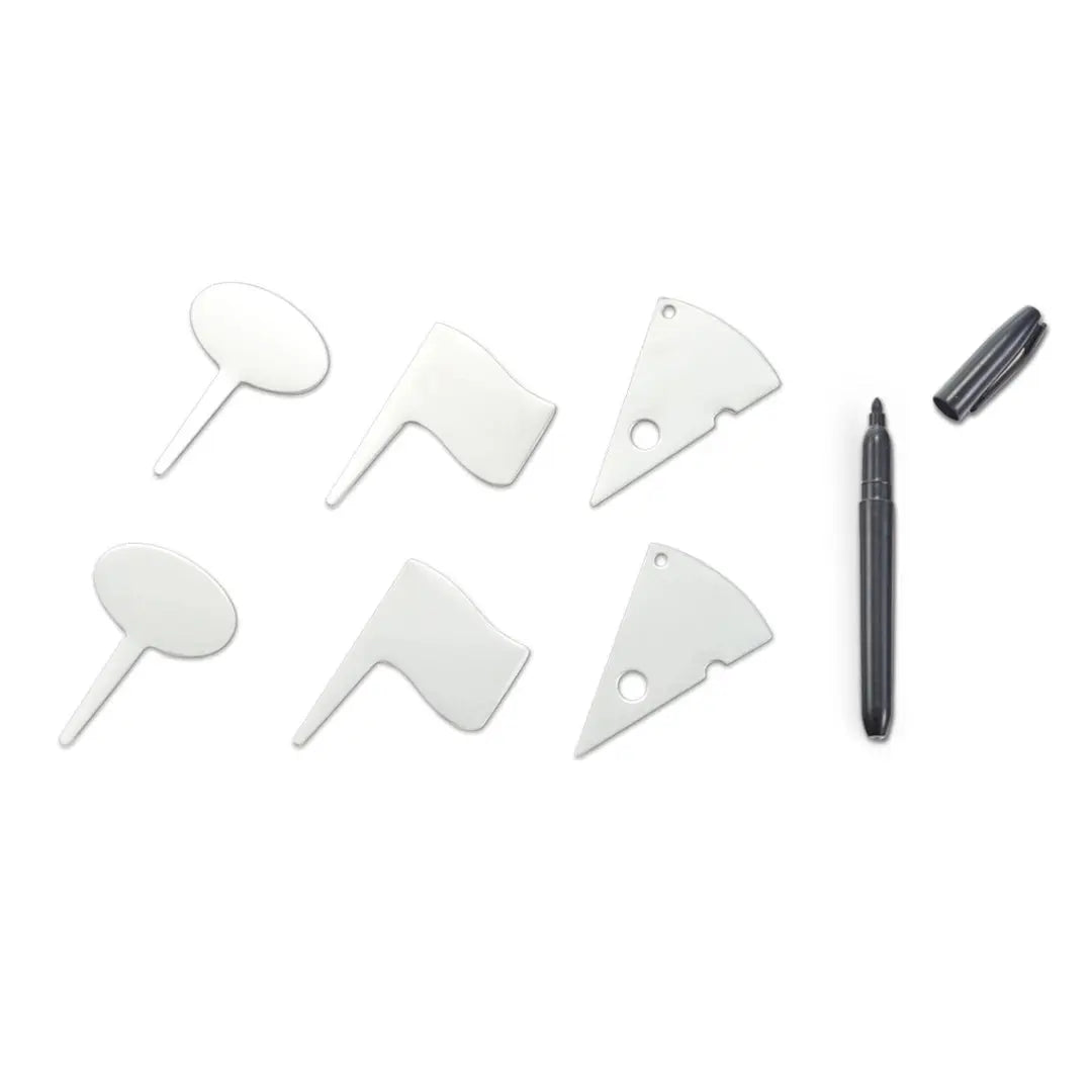 Σετ Δείκτες Τυριών | Από Ανοξείδωτο Ατσάλι (7 τμχ) Phos & Gaia