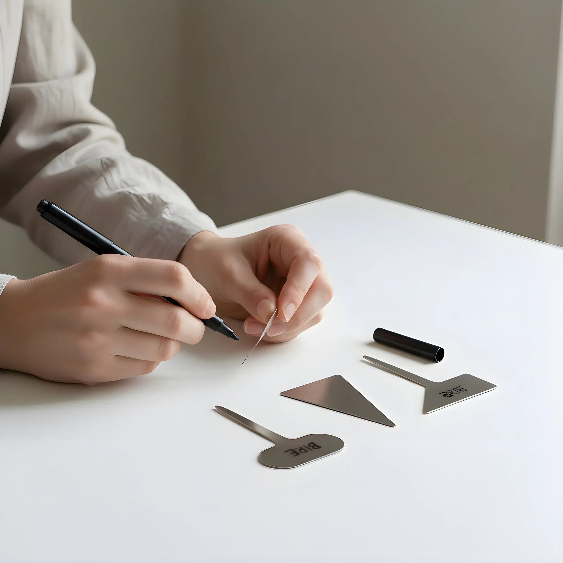 Σετ Δείκτες Τυριών | Από Ανοξείδωτο Ατσάλι (7 τμχ) Phos & Gaia