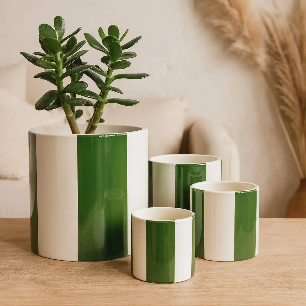 Σετ Κεραμικά Κασπώ | Χειροποίητα με Ανάγλυφη Υφή (4 τμχ) Phos & Gaia