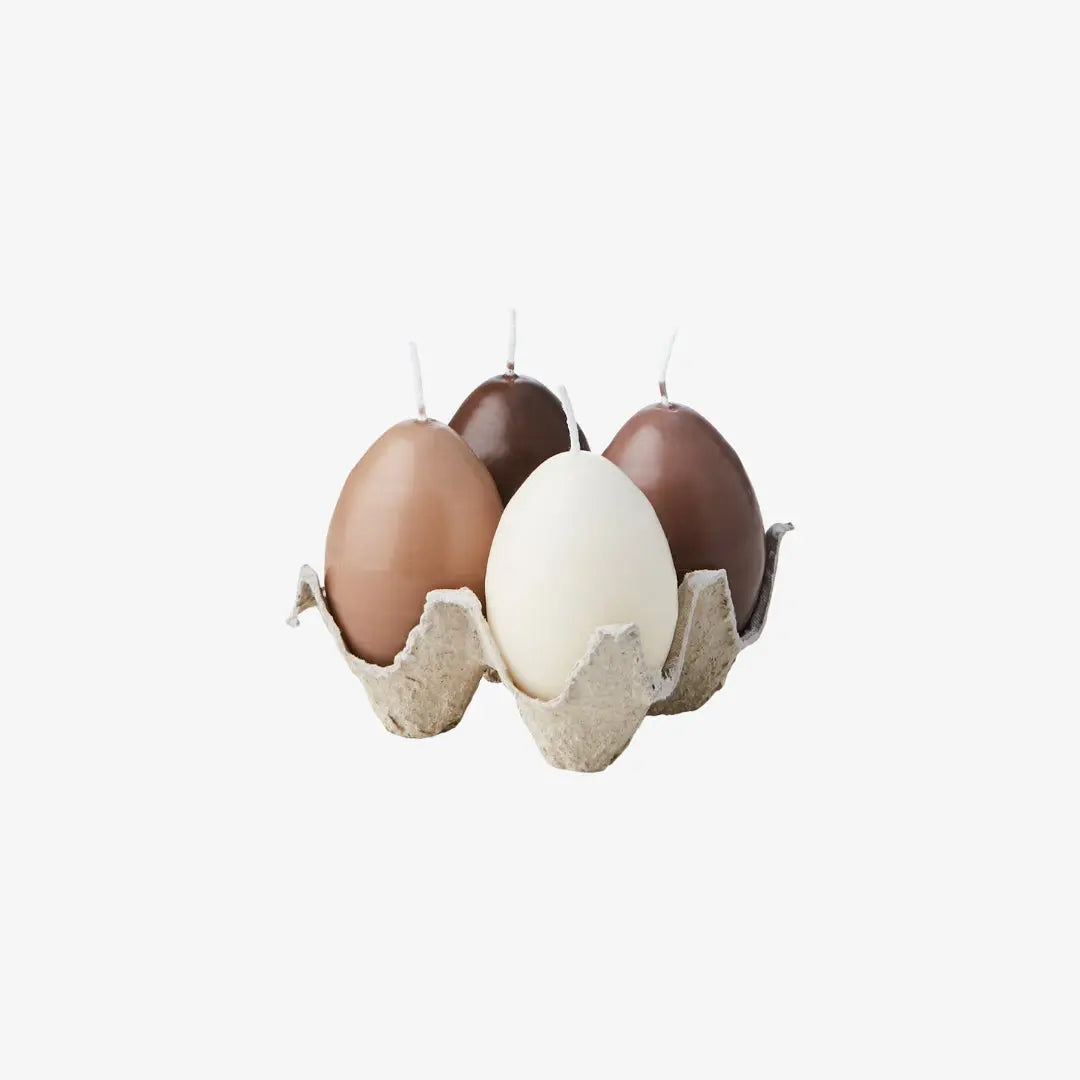 Σετ Πασχαλινά Κεριά | Σε Σχήμα Αυγού (4 τμχ) Phos & Gaia