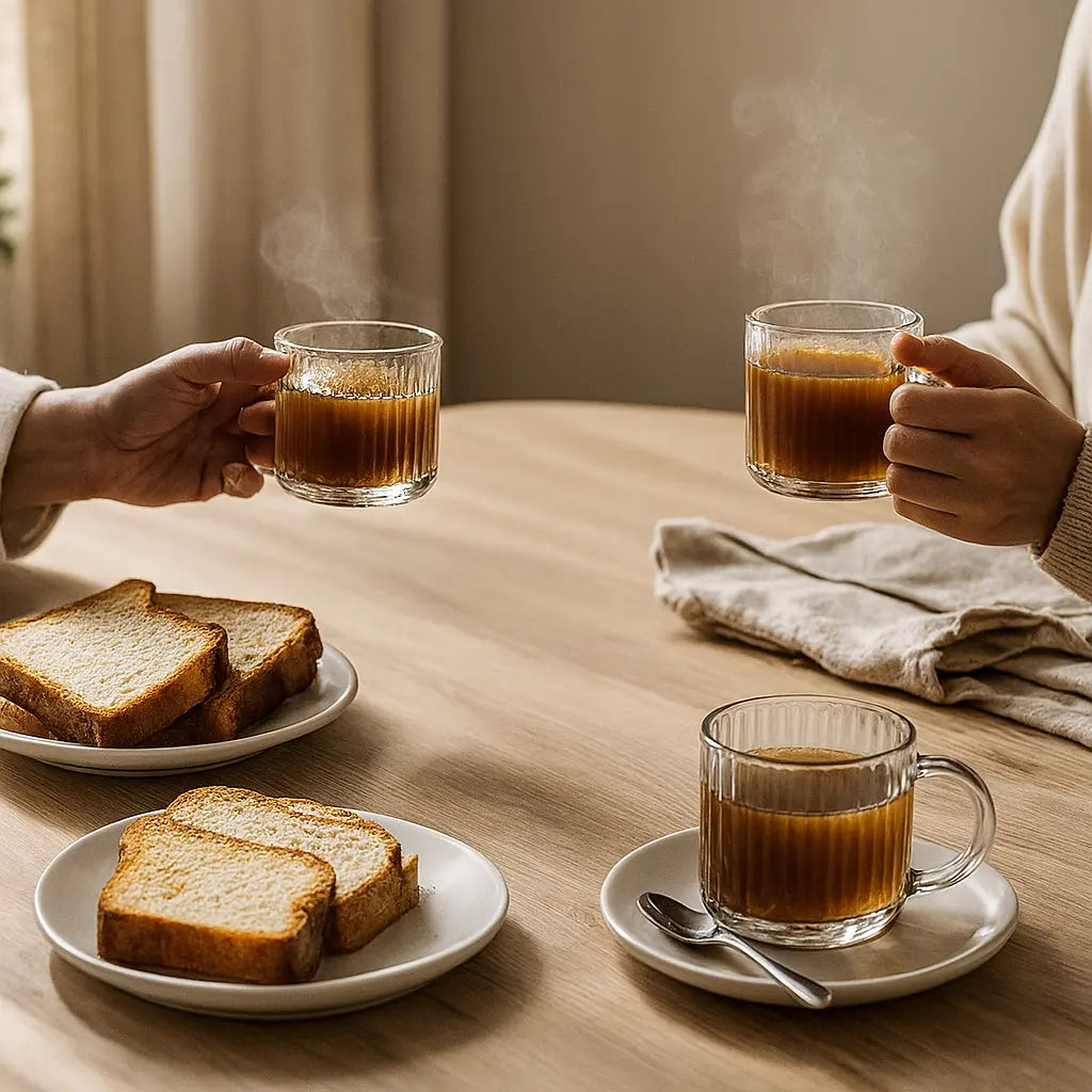 Σετ Κούπες PETER | Με Μεταλλική Βάση (4 τμχ) Phos & Gaia