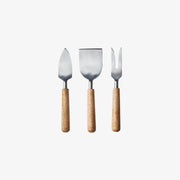 Σετ Μαχαίρια Τυριού NICO | Από Ξύλο Μάνγκο & Ατσάλι (3 τμχ) Phos & Gaia