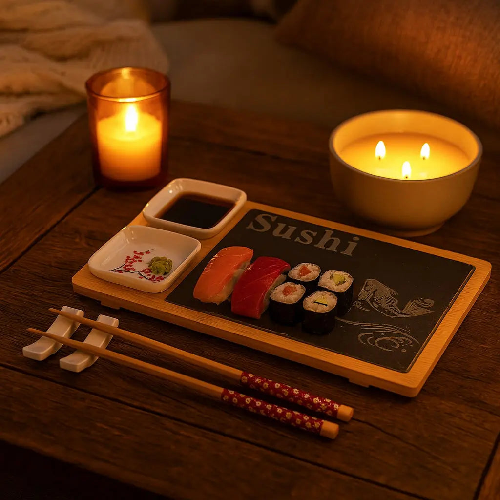 Σετ Sushi | Με Βάση & Chopsticks Phos & Gaia